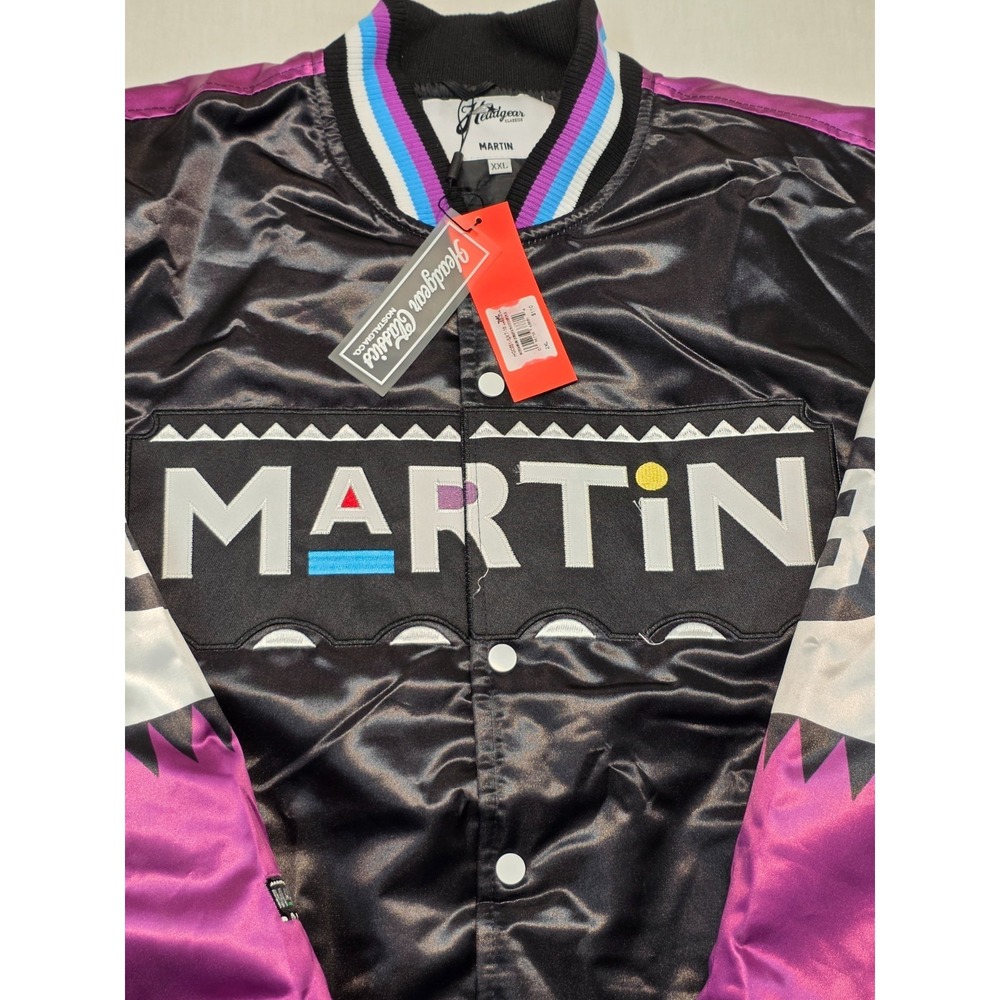 Headgear Classics Martin 8 Ball Satin Jacket XXL HGC051 Multicolor Retro NWT - Picture 2 of 16